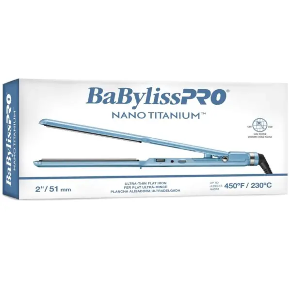 Plancha BabylissPRO Ultra delgada 2» Nano Titanium - Imagen 2