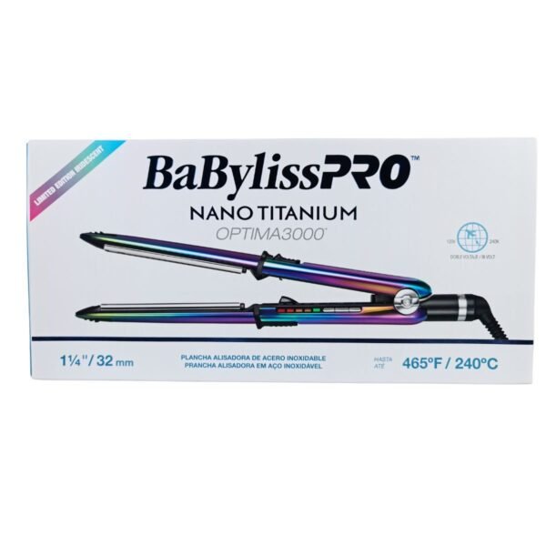 Plancha BaBylissPRO Optima 3000 1¼» Tornasol Alisar y Rizar - Imagen 2