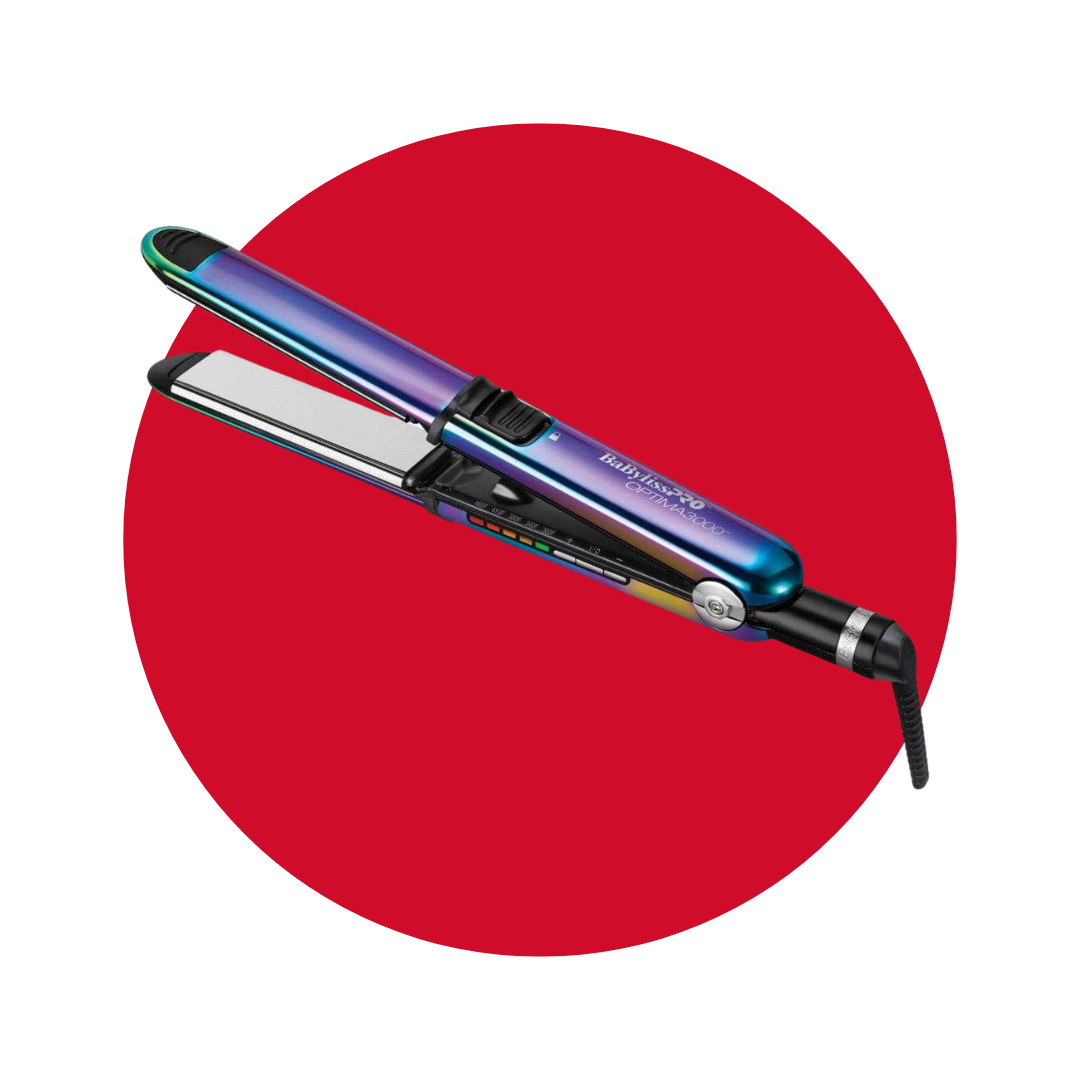 Plancha BaBylissPRO Optima 3000 1¼» Tornasol Alisar y Rizar