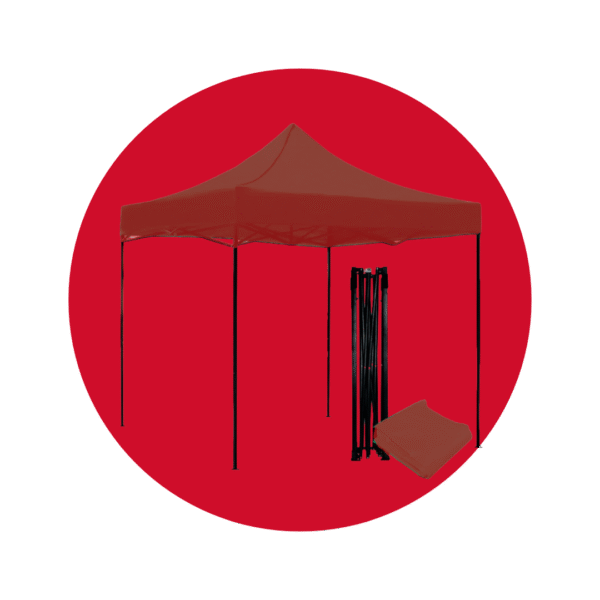 CARPA ROJA PLEGABLE 3X3 METROS