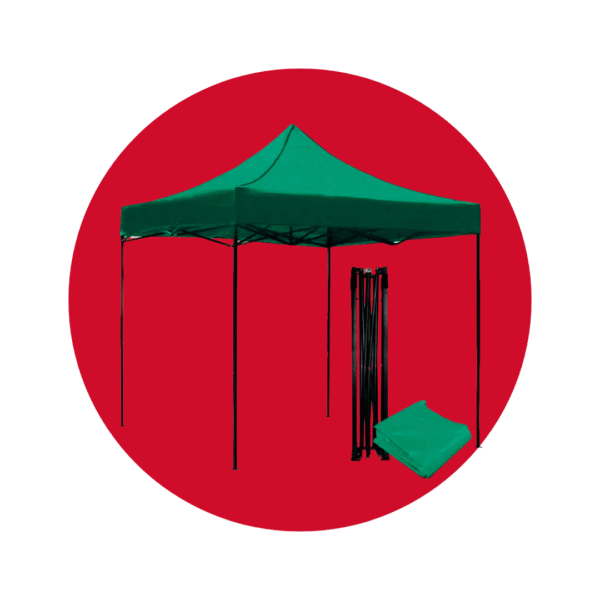 CARPA VERDE PLEGABLE 3X3 METROS