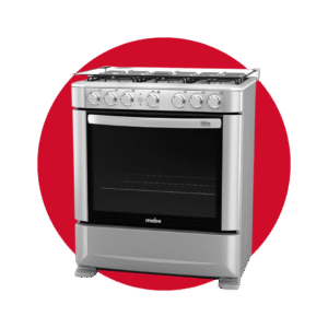 Cocina de Piso a Gas 76 cm Grafito Mabe
