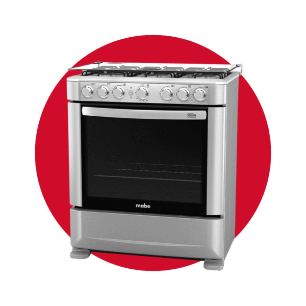 Cocina de Piso a Gas 76 cm Grafito Mabe