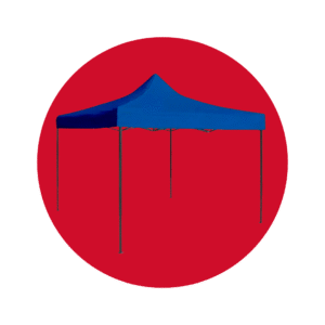 CARPA PLEGABLE 3X3 METROS AZUL