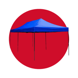 CARPA PLEGABLE 3X6 METROS AZUL