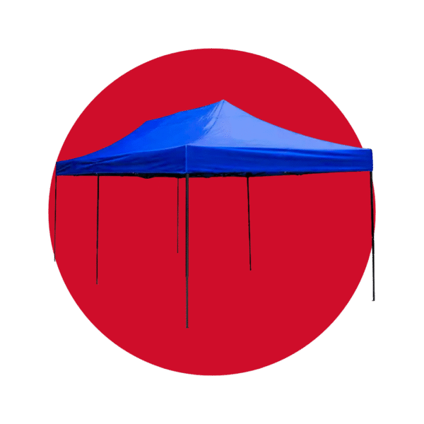 CARPA PLEGABLE 3X6 METROS AZUL