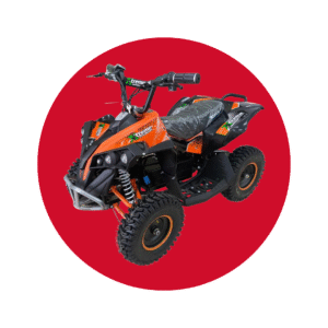 MINI CUADRON A GASOLINA 49CC NARANJA
