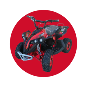 MINI CUADRON A GASOLINA 49CC ROJO