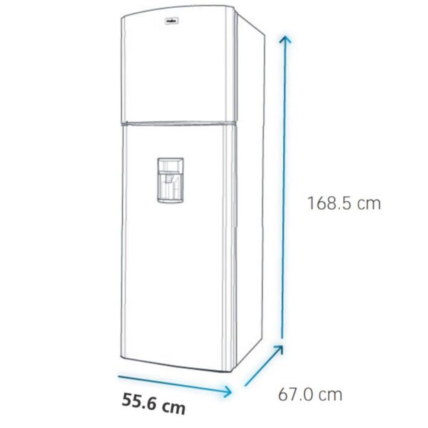 Refrigeradora Mabe No Frost 264 L Brutos - Imagen 5
