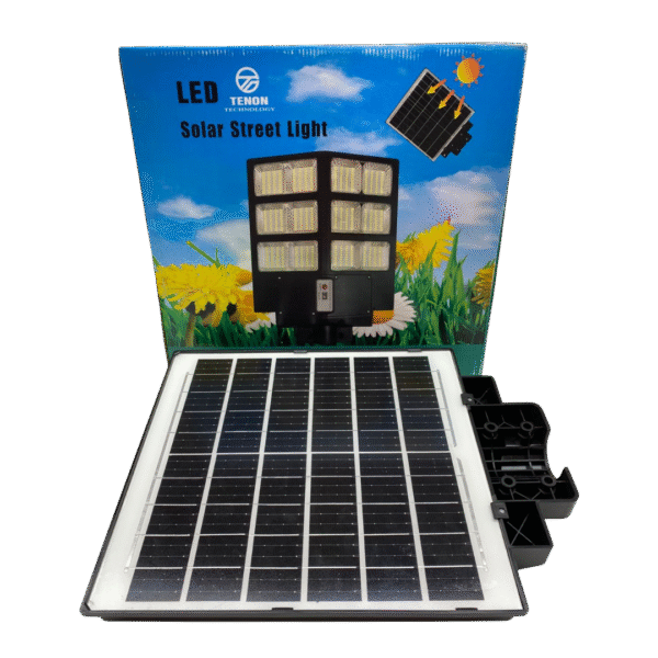 LAMPARA CON PANEL SOLAR TENON 600 W - Imagen 2