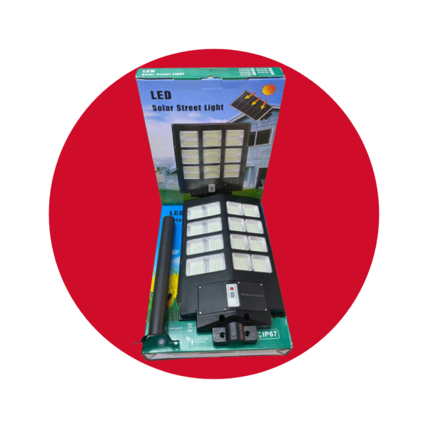 LAMPARA CON PANEL SOLAR TENON 800 W