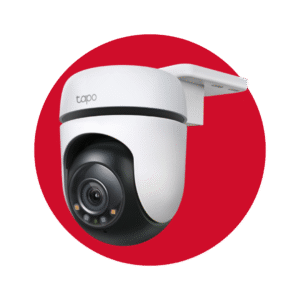 Cámara de seguridad WiFi con movimiento horizontal y vertical para exteriores
