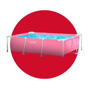 PISCINA RECTANGULAR TUBULAR INTEX 220*150*60 CM