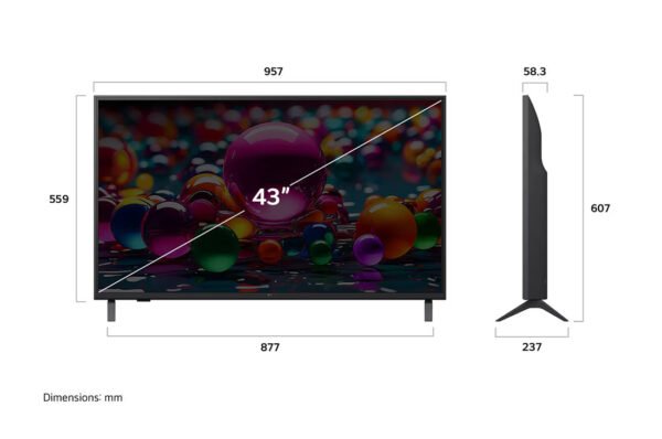 SMART TV LG 43" THINQ AI - INTELIGENCIA ARTIFICIAL / 4K UHD - Imagen 2