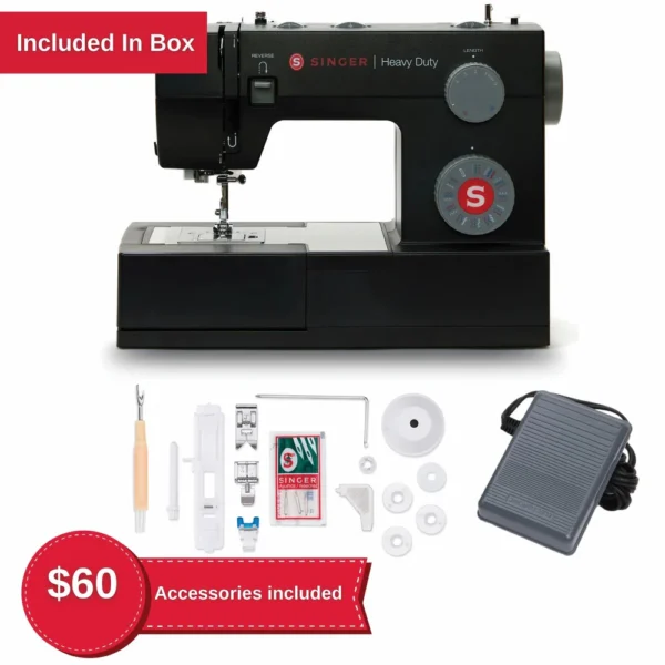 SINGER® Heavy Duty 4432 Máquina de Coser Negra - Edición Especial - Imagen 2