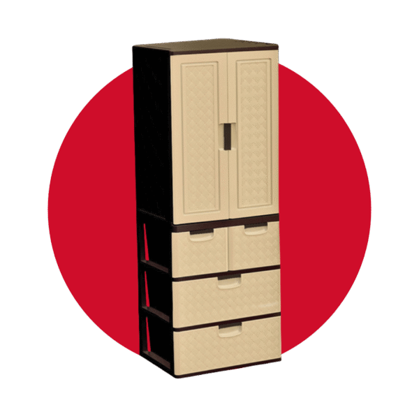 ARMARIO CAJONERA SUPREMA DUO CAFE BEIGE