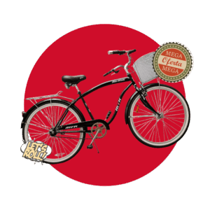 BICICLETA ARO 26 VINTAGE CON CANASTA