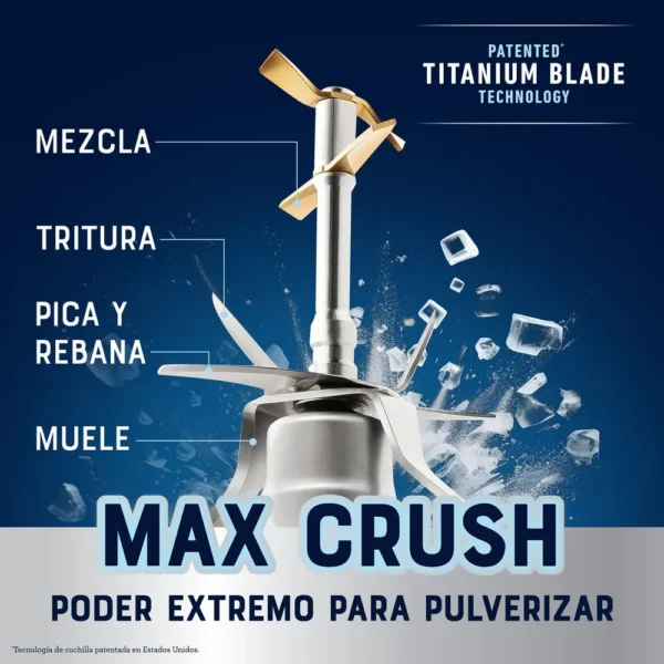 Licuadora Oster® Profesional XTREME MIX con iBLEND y MAX CRUSH Reversible - Imagen 2