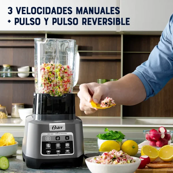 Licuadora Oster® Profesional XTREME MIX con iBLEND y MAX CRUSH Reversible - Imagen 3