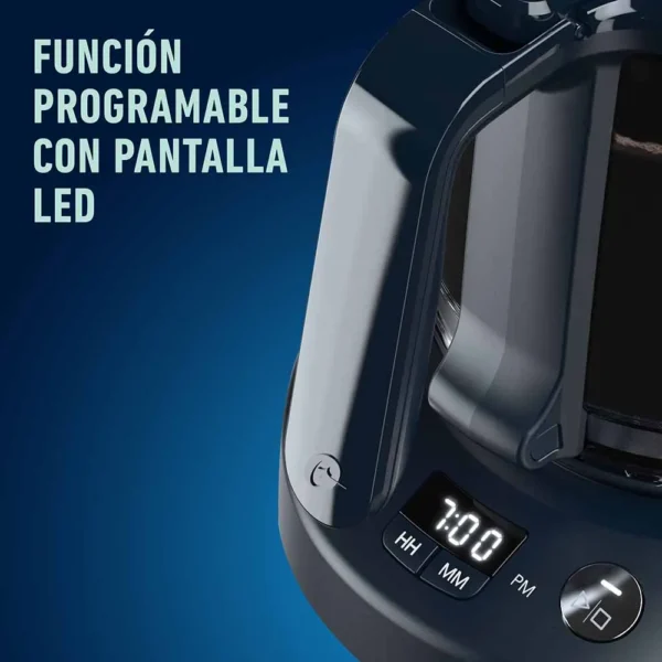 Cafetera programable Oster® de 12 tazas negra con auto apagado - Imagen 3