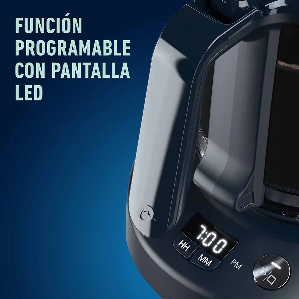 Cafetera programable Oster® de 12 tazas negra con auto apagado - Imagen 3