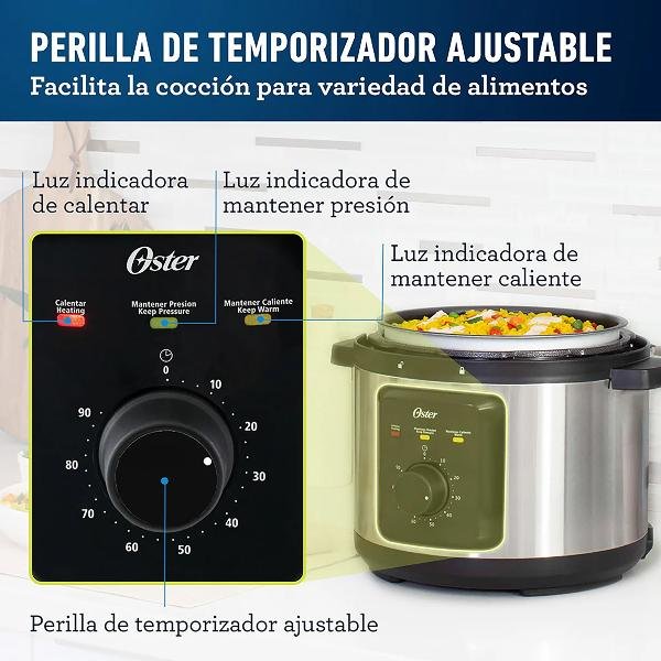 OLLA OSTER DE PRESION MULTIUSO 5.7L 1.000W - Imagen 3