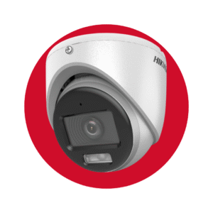 DS-2CE70DF0T-LMFS Cámara de torreta fija ColorVu con Luz híbrida inteligente de 2 MP