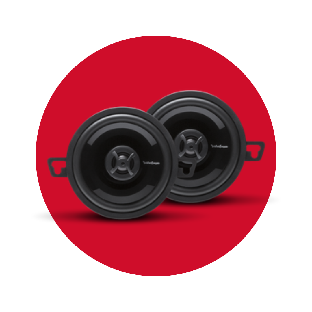 Parlante Rockford Fosgate de 2 vías Punch de 3,50" 40W RMS