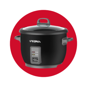 Olla Arrocera PRIMA 1.8 Lts 10 Tazas Negro