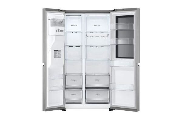 Refrigeradora Side By Side  612 LTS ThinQ™ InstaView™ Smart Inverter Silver - Imagen 3