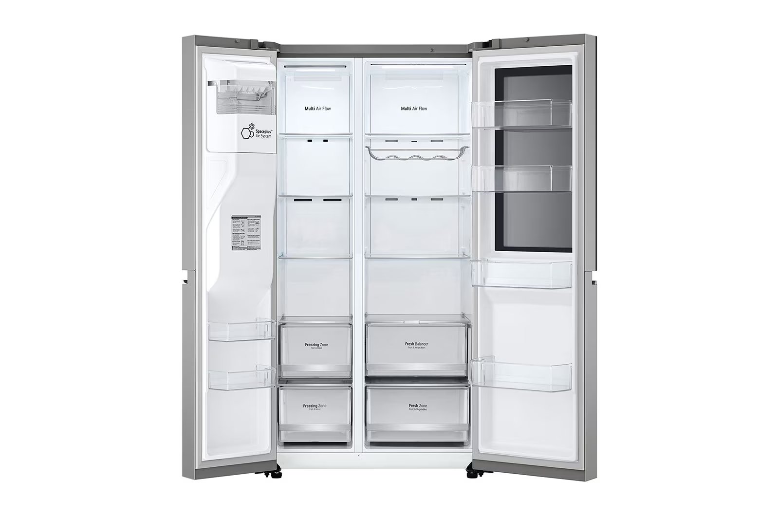 Refrigeradora Side By Side  612 LTS ThinQ™ InstaView™ Smart Inverter Silver - Imagen 3