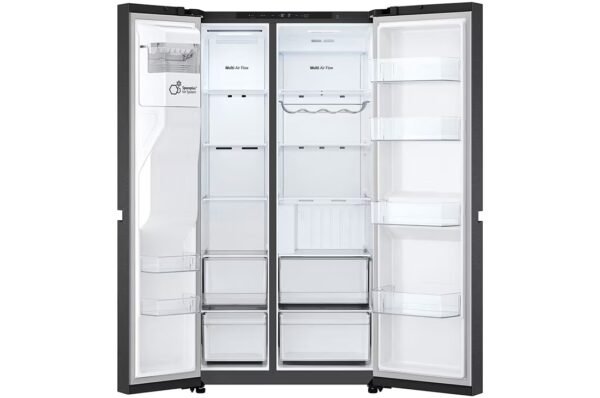 Refrigeradora Side by Side 679L (Bruto) / 612L (Neto) Smart Inverter Essence Matte Black - Imagen 3