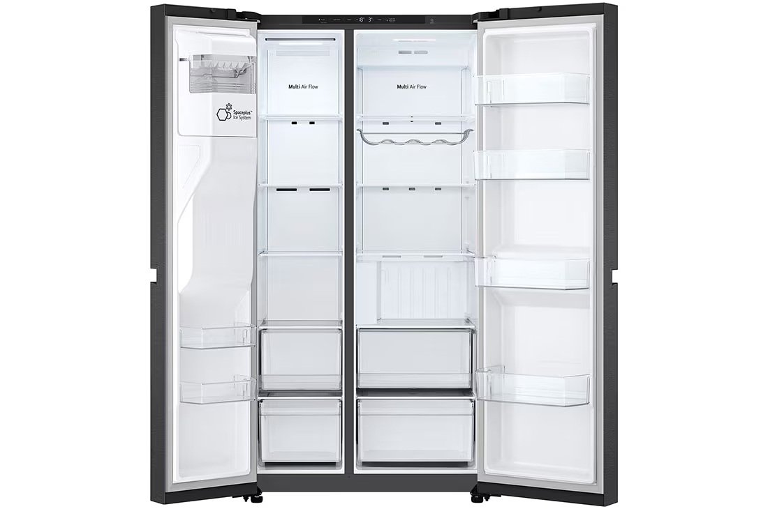 Refrigeradora Side by Side 679L (Bruto) / 612L (Neto) Smart Inverter Essence Matte Black - Imagen 3