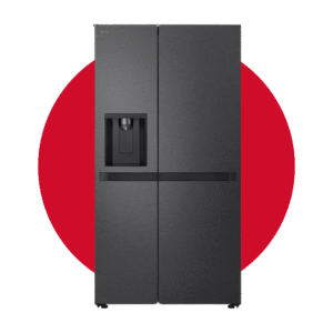 Refrigeradora Side by Side 679L (Bruto) / 612L (Neto) Smart Inverter Essence Matte Black