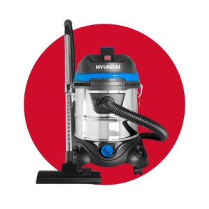 Aspiradora Hyundai 1200 W - Agua Y Polvo - Acero Inox