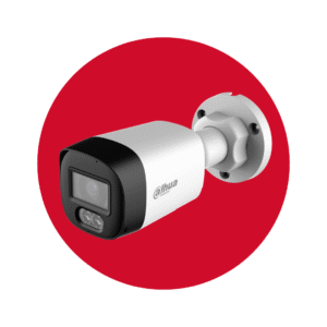 Cámara tipo bala HDCVI inteligente de 2 MP con doble luz y comunicación bidireccional