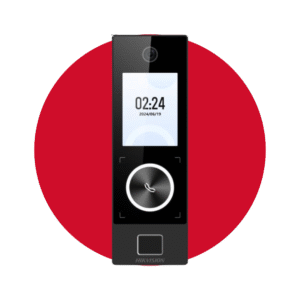 Terminal de acceso facial Hikvision Lector Biometrico Facial Huella y Proximidad con Boton