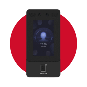 Terminal de acceso facial Hikvision Lector Biometrico Facial Huella Exterior PoE y Wifi