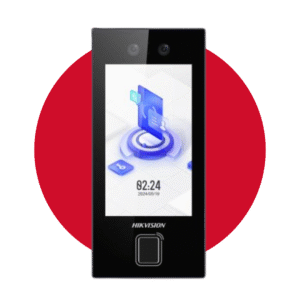 Terminal de acceso facial Hikvision Lector Biometrico Facial Huella y Proximidad