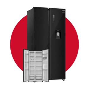 NEVERA SIDE BY SIDE RCA 467 LITROS NEGRA