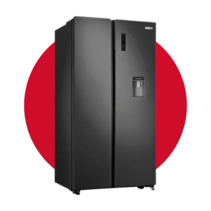 NEVERA RCA SIDE BY SIDE INVERTER NEGRA 630 LTS