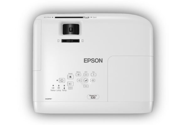 PROYECTOR EPSON POWERLITE E20 3400 LUMENES TECNOLOGIA 3LCD HDMI - Imagen 4