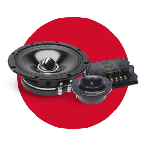 Componente powerbass de rango medio superficial 6.5"