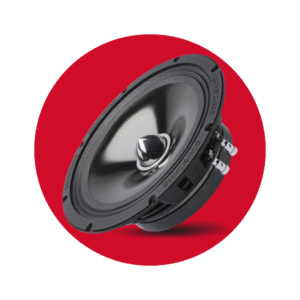 Controlador powerbass de medios y bajos 8"