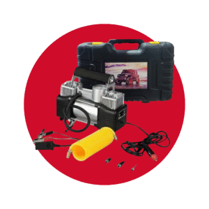COMPRESOR DE AIRE 12V CON HERRAMIENTAS PARA AUTO