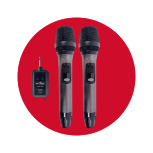 AEDO14D2 MICROFONO INALAMBRICO DOBLE UHF GROBER