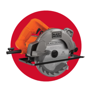 Sierra circular Black & Decker de 13 amperios con láser