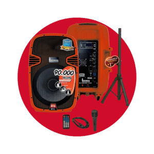 CAJA AMPLIFICADA ENGLAND SOUND 15" ROJA