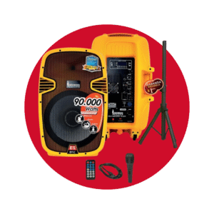 CAJA AMPLIFICADA ENGLAND SOUND 15" AMARILLA