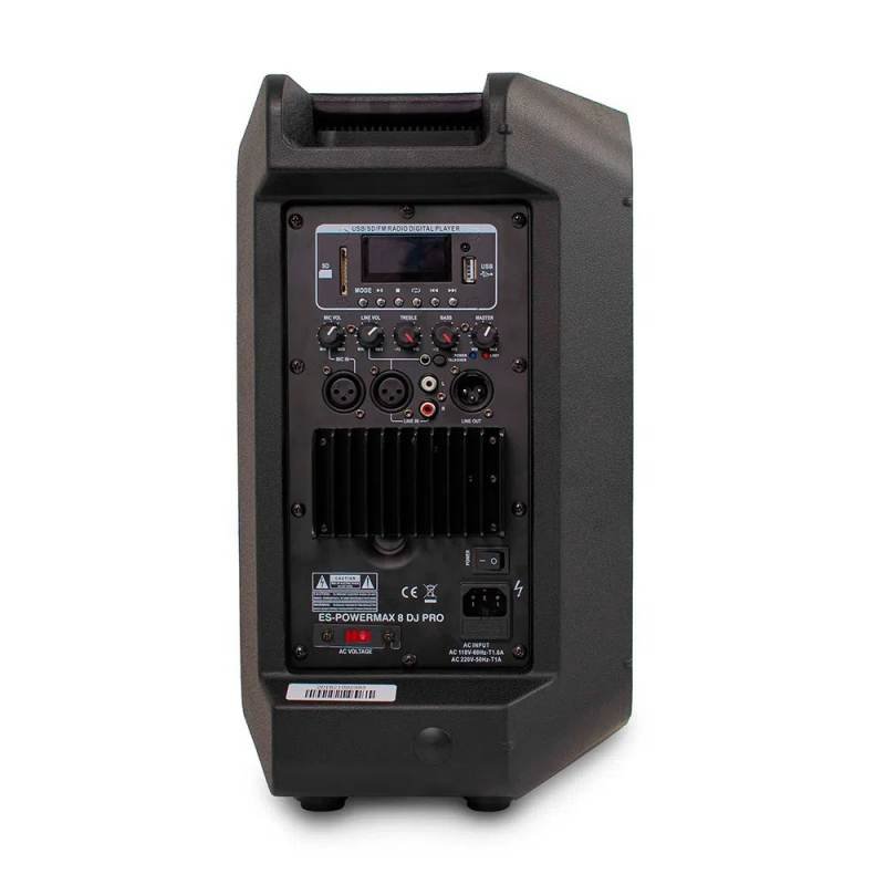 CAJA AMPLIFICADA ENGLAND SOUND POWERMAX 8 DJ PRO - Imagen 3